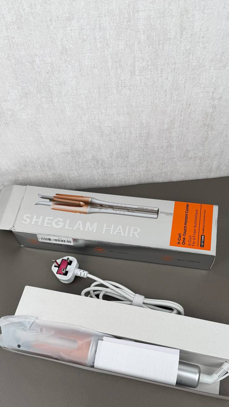 فر مو شیگلم سایز 25 | 32 بارکد دار و پلمپ کارخانه+ فر سریع و سالنی مو در خانه + فر کننده مو One Touch